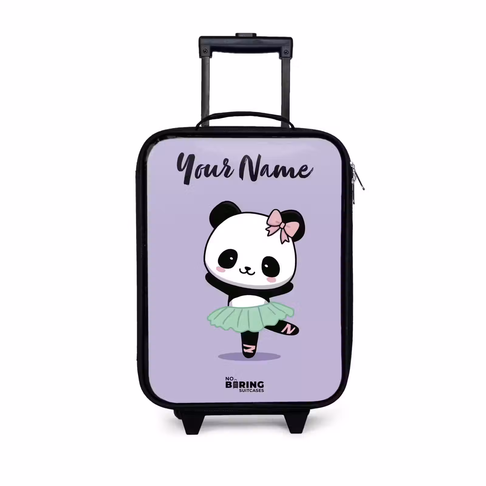 Children's suitcase with name - Kawai - Ballet - Panda — 1