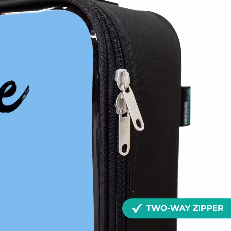 Children's suitcase with name - Kawai - Bird - Blue — 5