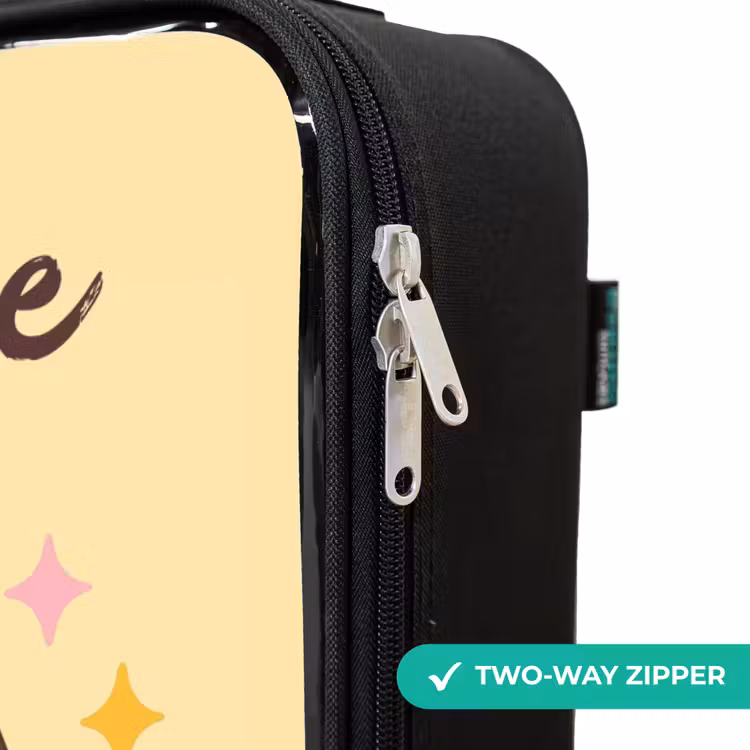 Children's suitcase with name - Kawai - Penguin - Roller skates — 5