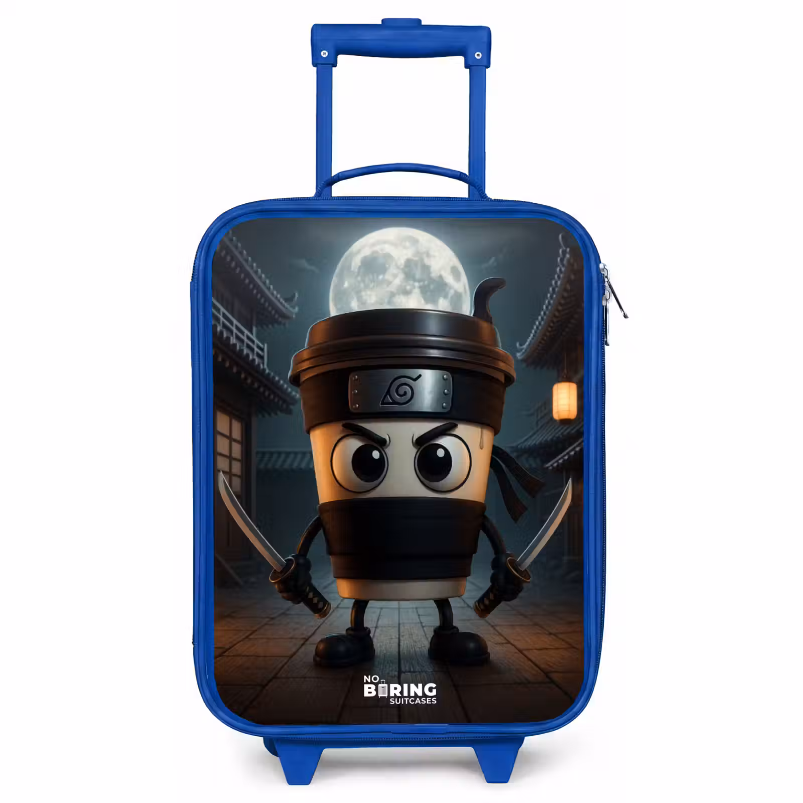 Children's suitcase - Blue - Capuchino Assassino — 1