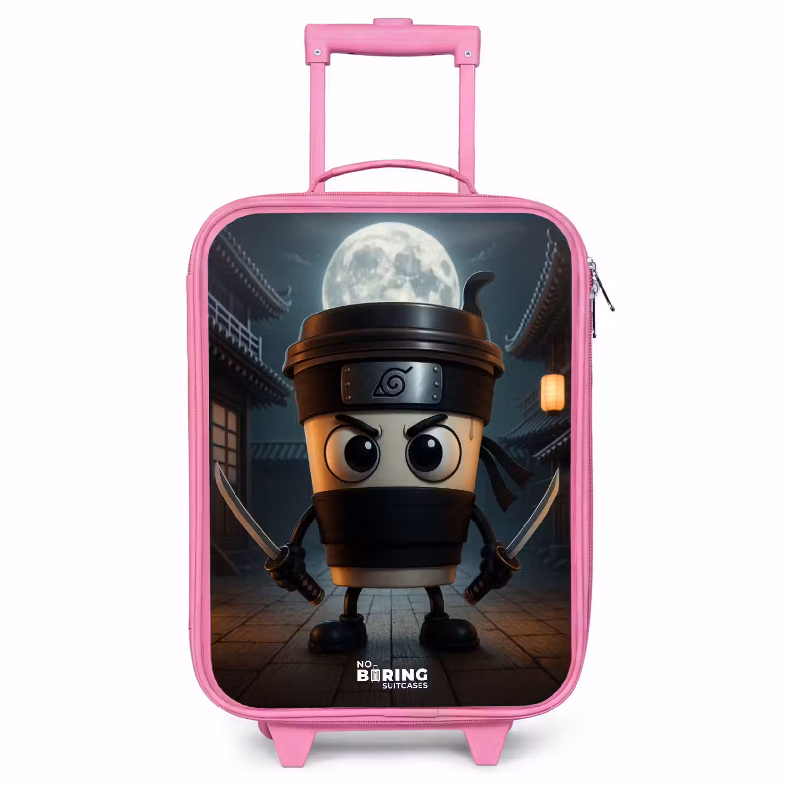 Children's suitcase - Pink - Capuchino Assassino — 1