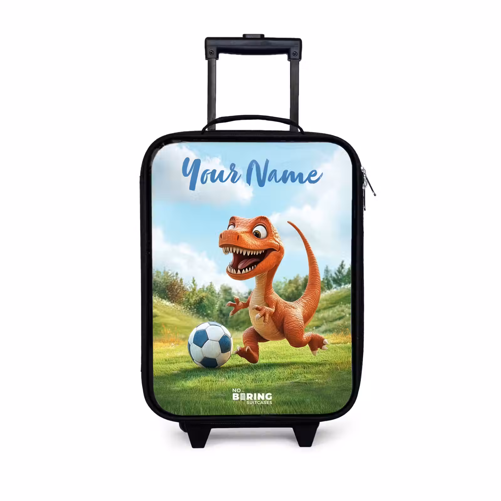 Children's suitcase with name - Soccer - Dino - Sports — 1