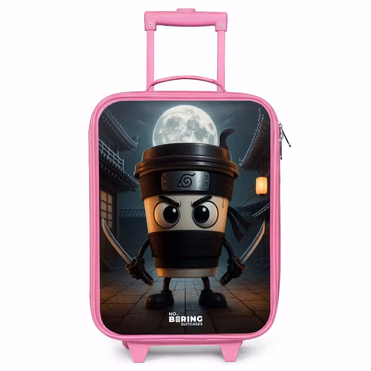 Children's suitcase - Pink - Capuchino Assassino — 1