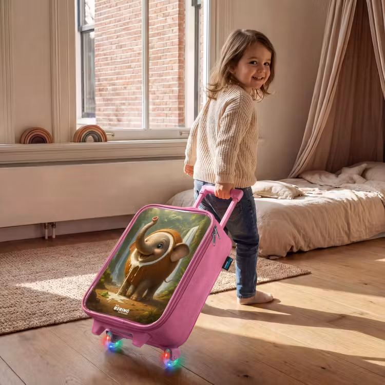 Children's suitcase - Pink - Coconote Elephante — 2