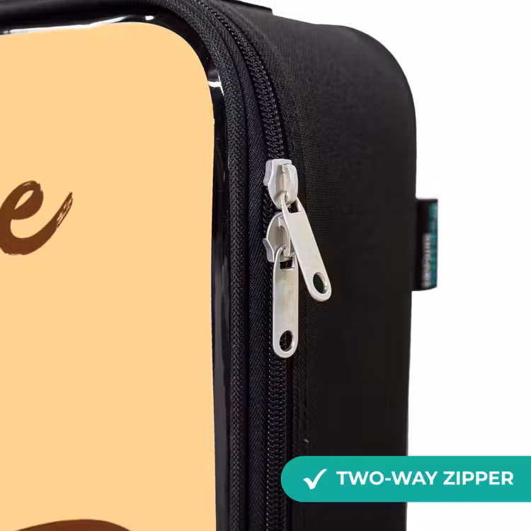 Children's suitcase with name - Kawai - Cow - Brown — 5