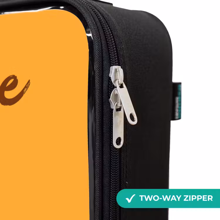 Children's suitcase with name - Kawai - Tiger - Orange — 5