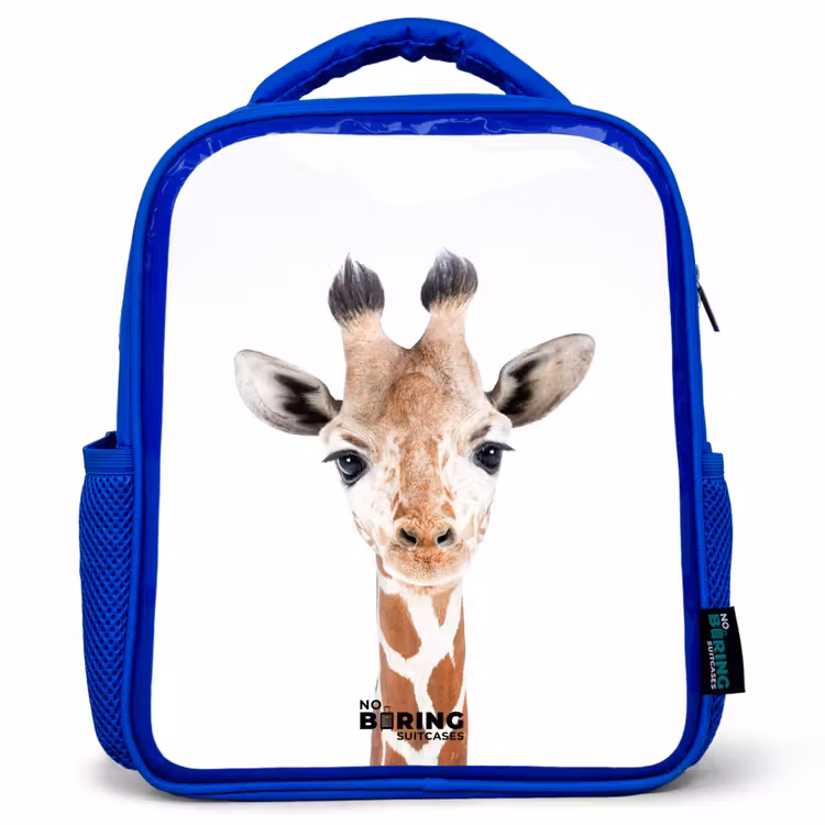 Kids backpack - Blue - Gerrie Giraffe — 1