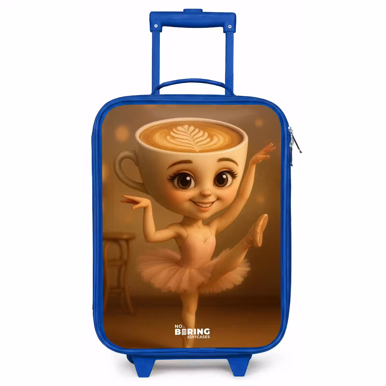 Children's suitcase - Blue - Ballerina Cappuccina — 1
