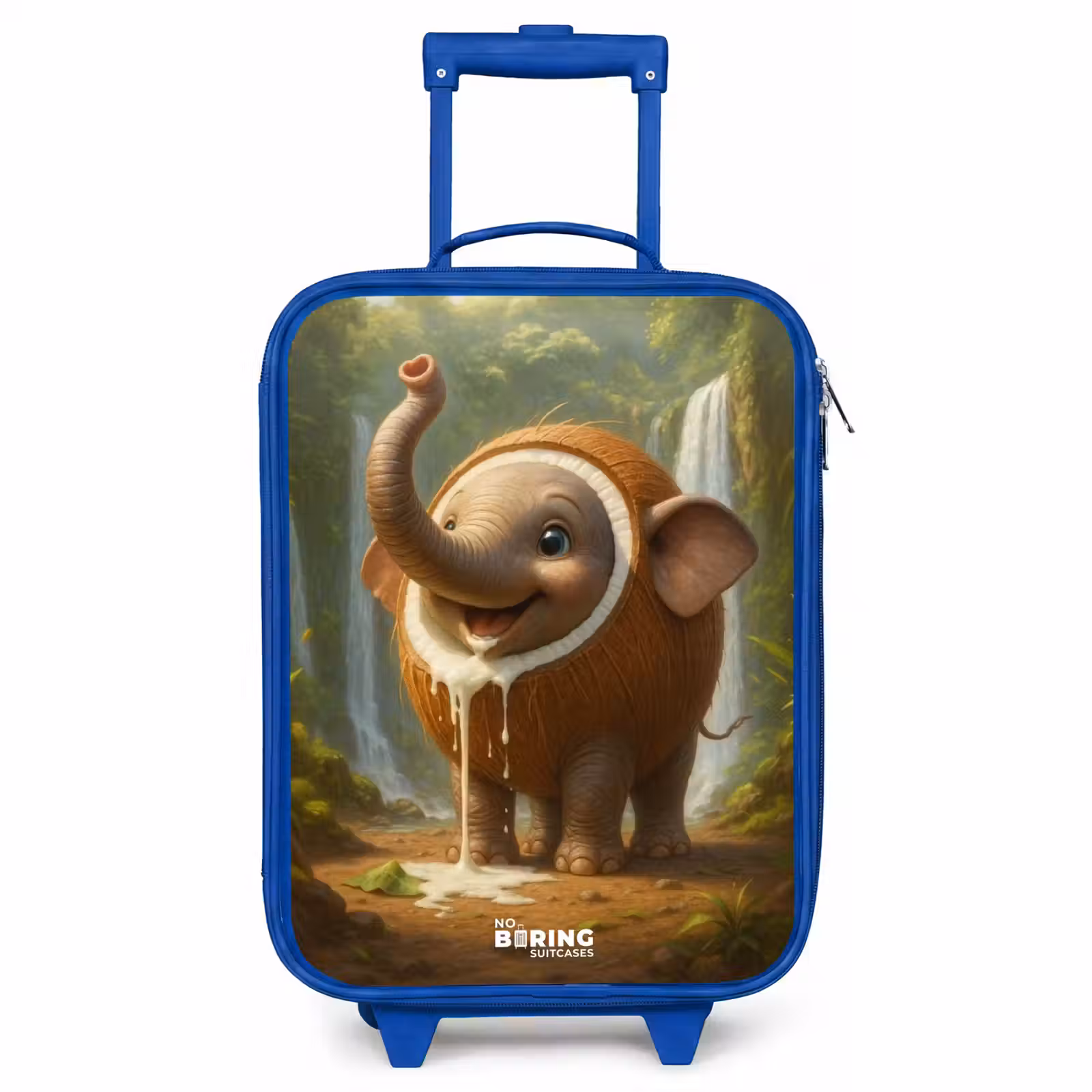 Children's suitcase - Blue - Coconote Elephante — 1