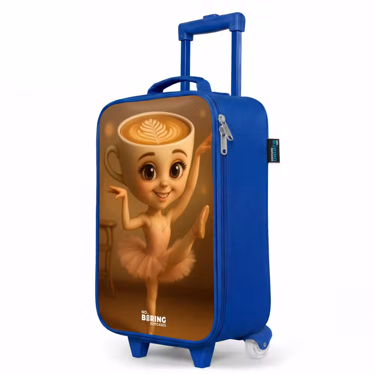 Children's suitcase - Blue - Ballerina Cappuccina — 5