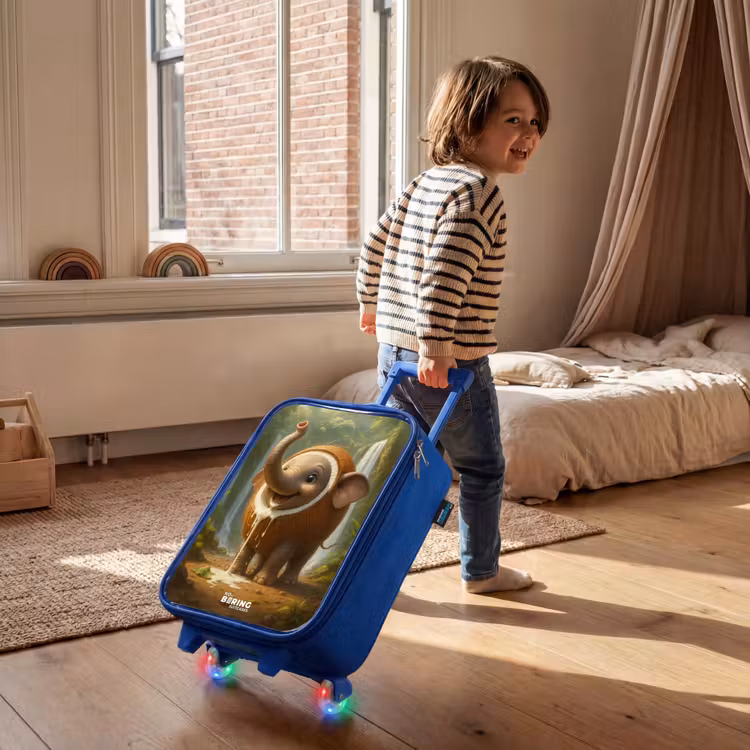 Children's suitcase - Blue - Coconote Elephante — 2