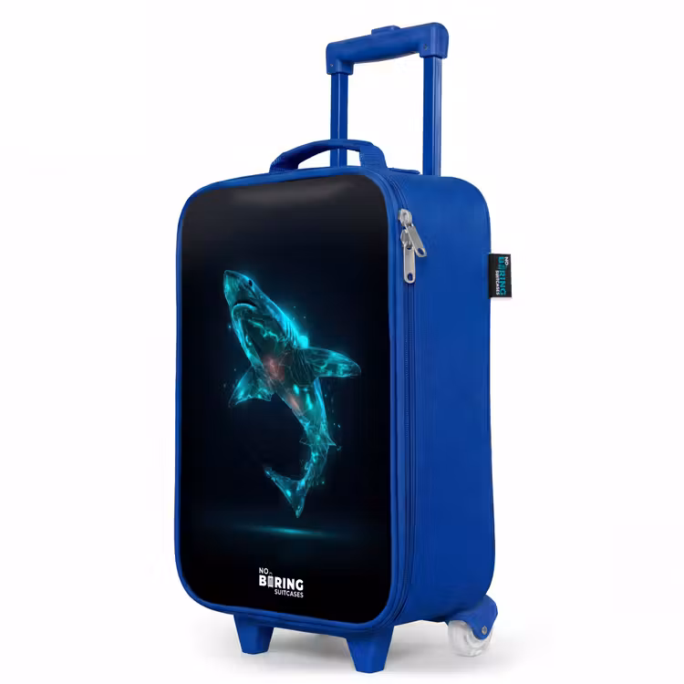 Children's suitcase - Blue - Digital shark power — 5