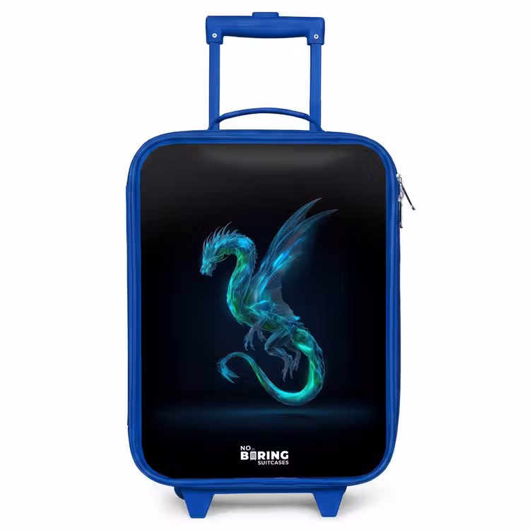Children's suitcase - Blue - Legendary cyber dragon — 1