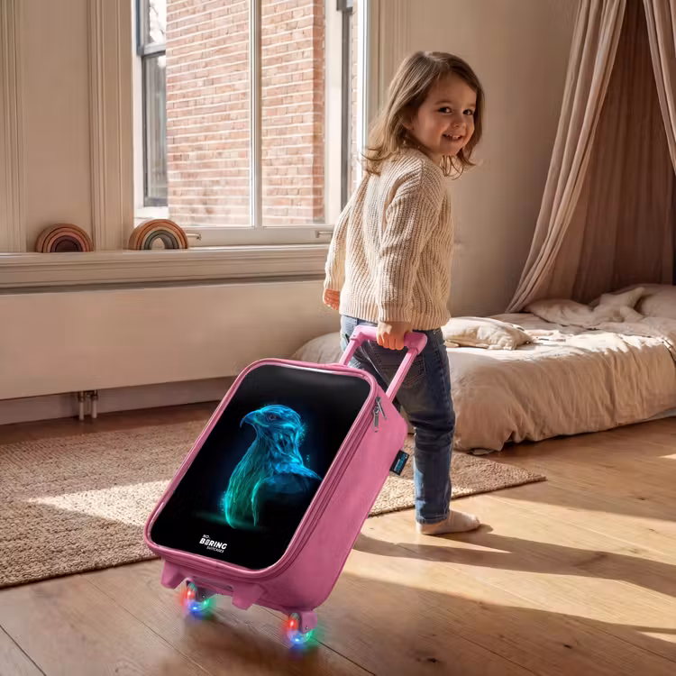 Children's suitcase - Pink - Digital eagle in profile — 2