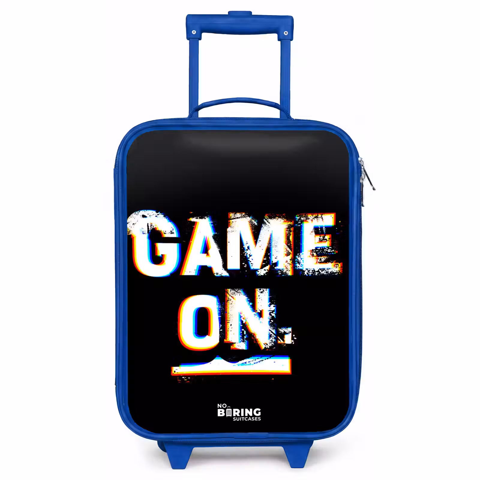 Children's suitcase - Blue - Game on in black and white — 1