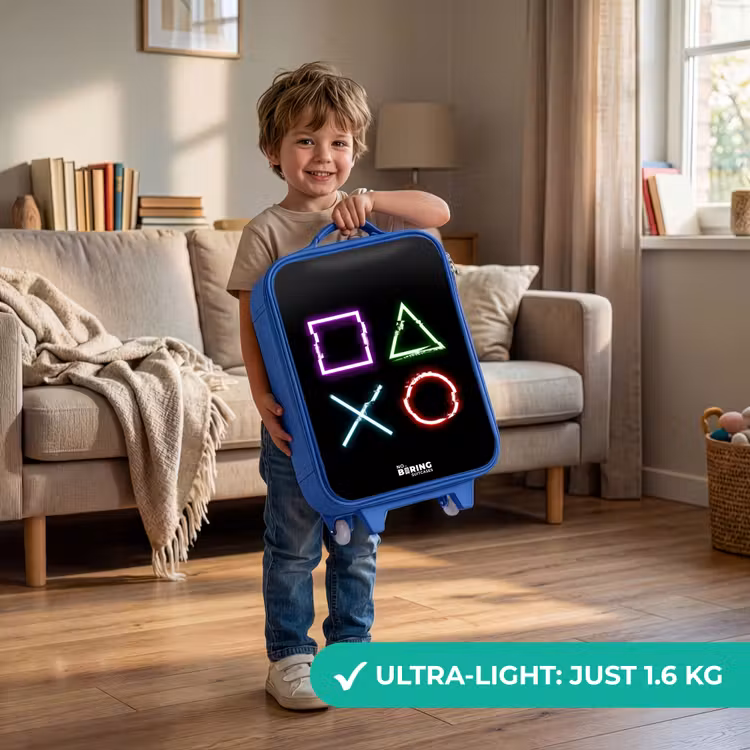 Children's suitcase - Blue - Game console buttons — 3