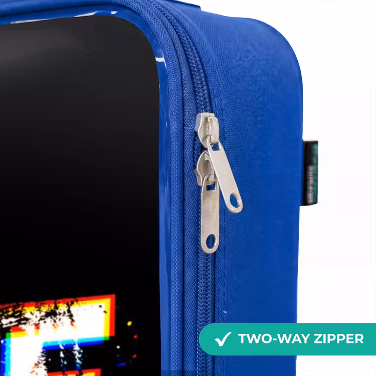 Children's suitcase - Blue - Game on in black and white — 6