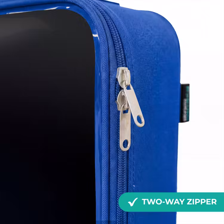 Children's suitcase - Blue - Luminous airplane — 6