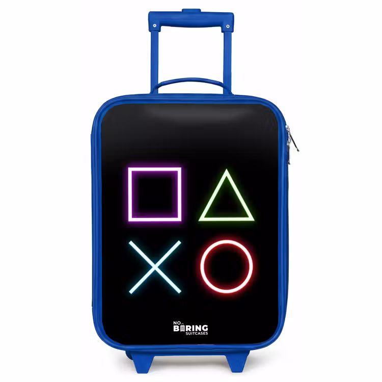 Children's suitcase - Blue - Neonverlicthe symbols — 1