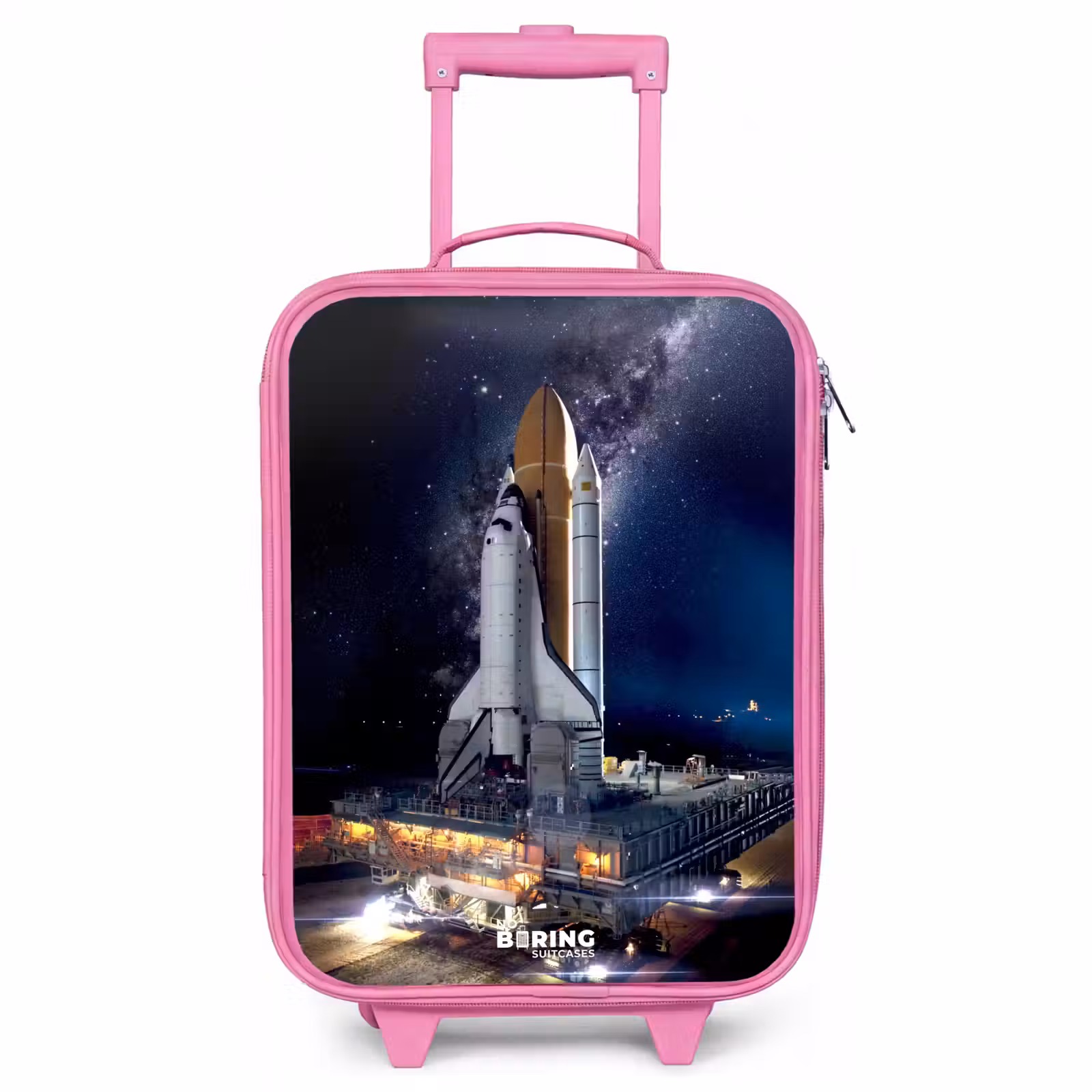 Children's suitcase - Pink - Space shuttle that can take off — 1