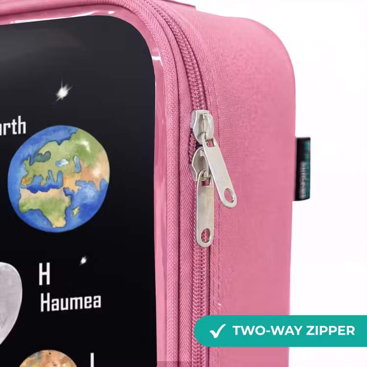 Children's suitcase - Pink - Alphabet in space theme — 4