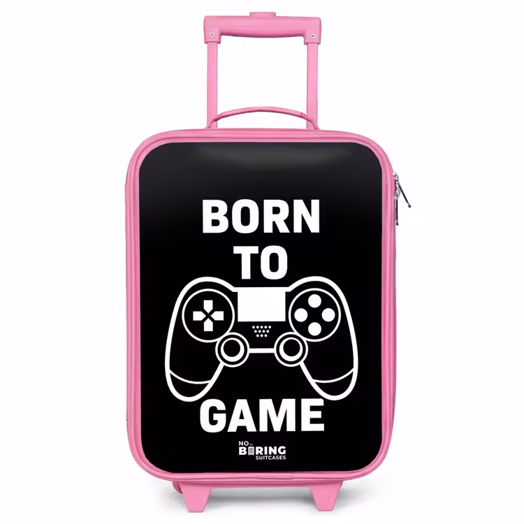 Children's suitcase - Pink - Born to game with controller — 1