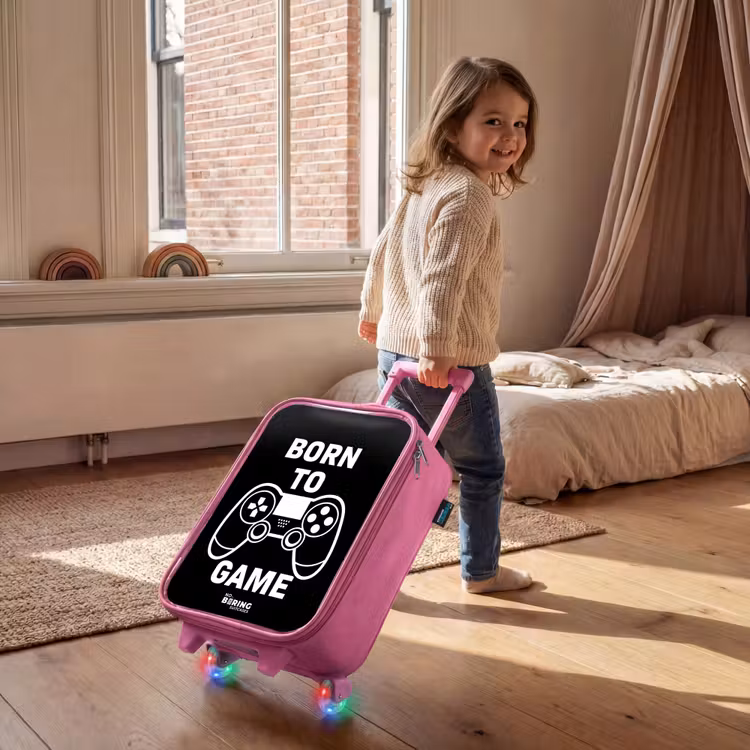 Children's suitcase - Pink - Born to game with controller — 2