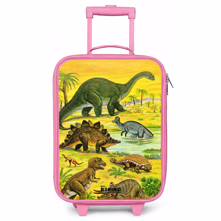 Children's suitcase - Pink - Dinos by the water — 1