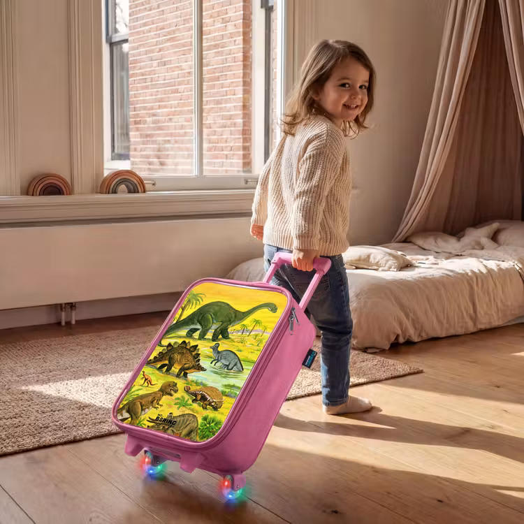 Children's suitcase - Pink - Dinos by the water — 2