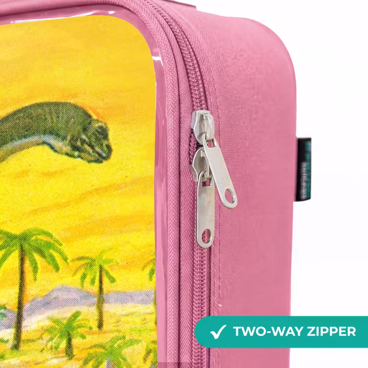 Children's suitcase - Pink - Dinos by the water — 4