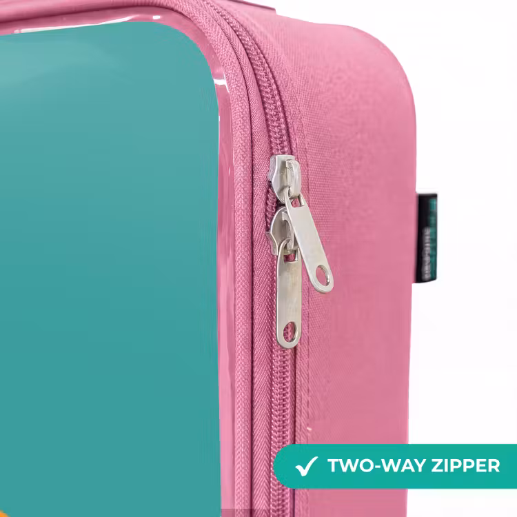 Children's suitcase - Pink - Green robot — 4