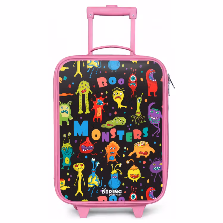 Children's suitcase - Pink - Pattern of samples — 1