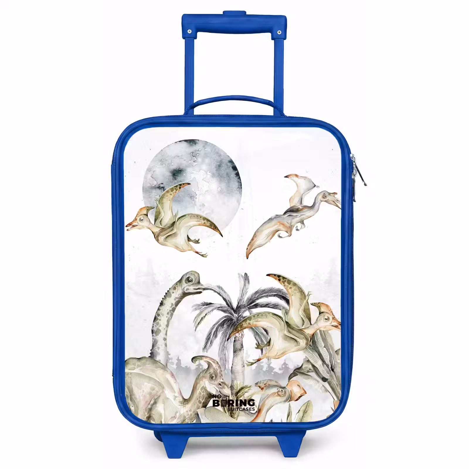 Children's suitcase - Blue - Dinos in the jungle — 1