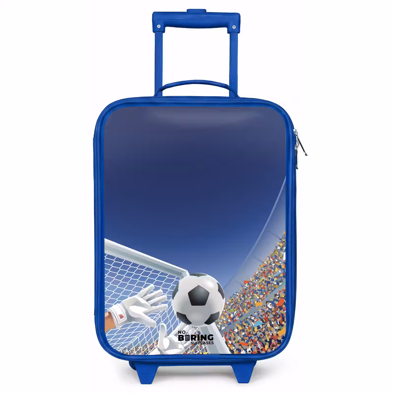 Children's suitcase - Blue - Goalkeeper stopping a soccer ball — 1