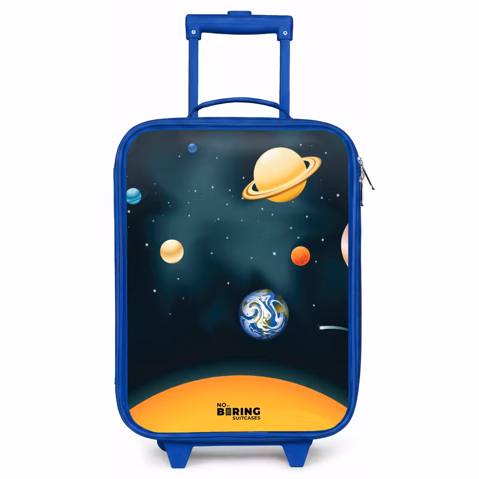 Children's suitcase - Blue - Space with planets — 1