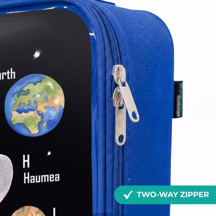 Children's suitcase - Blue - Alphabet in space theme — 6