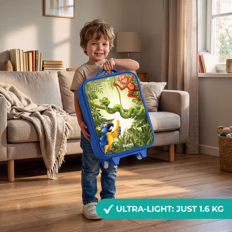 Children's suitcase - Blue - Animals in the jungle — 3