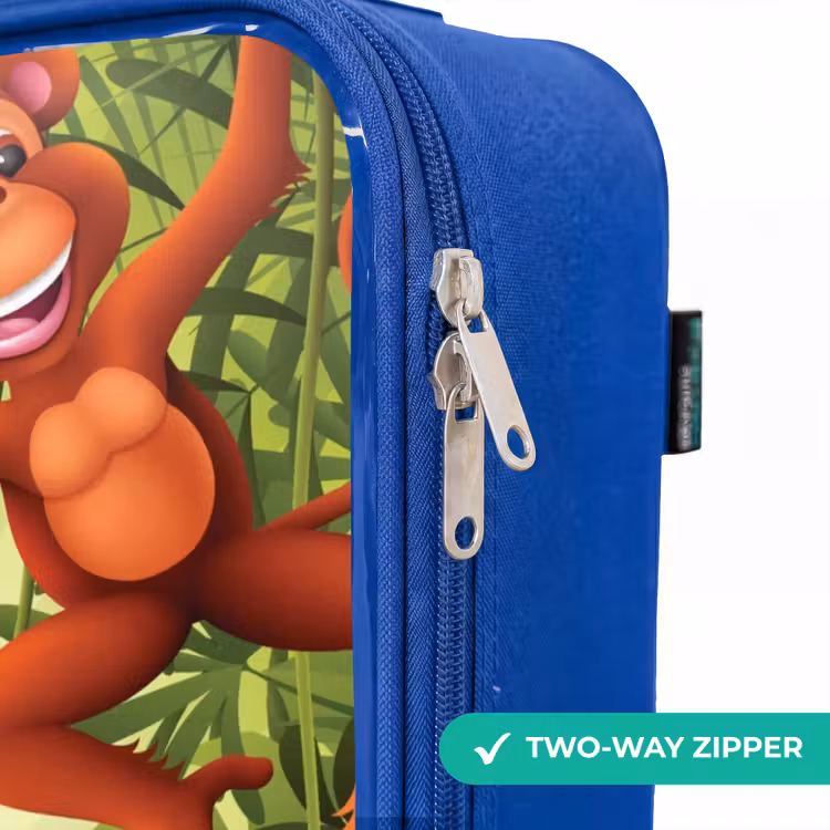 Children's suitcase - Blue - Animals in the jungle — 6