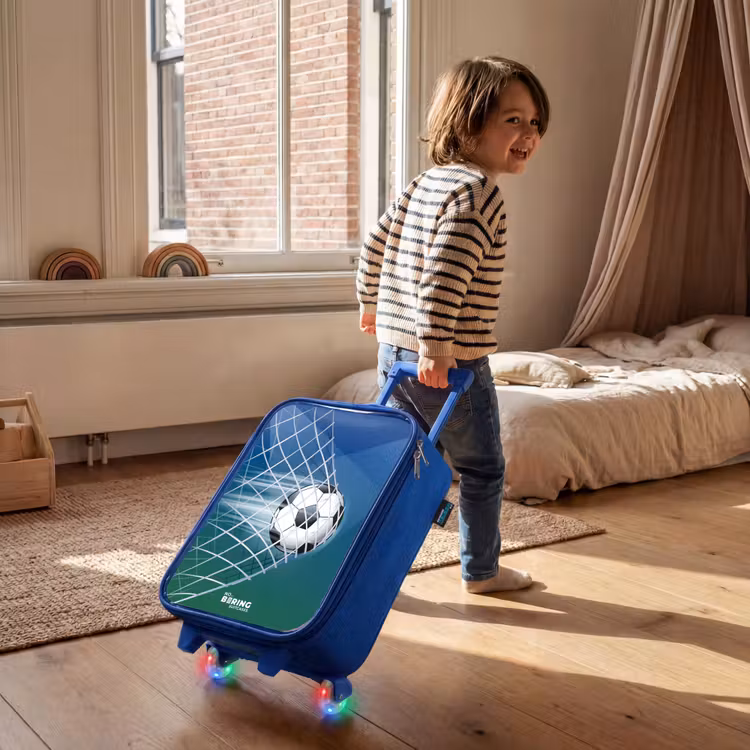 Children's suitcase - Blue - Ball in the goal — 2