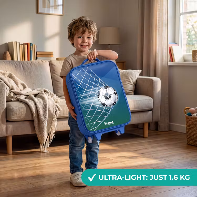 Children's suitcase - Blue - Ball in the goal — 3