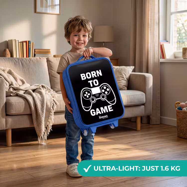Children's suitcase - Blue - Born to game with controller — 3