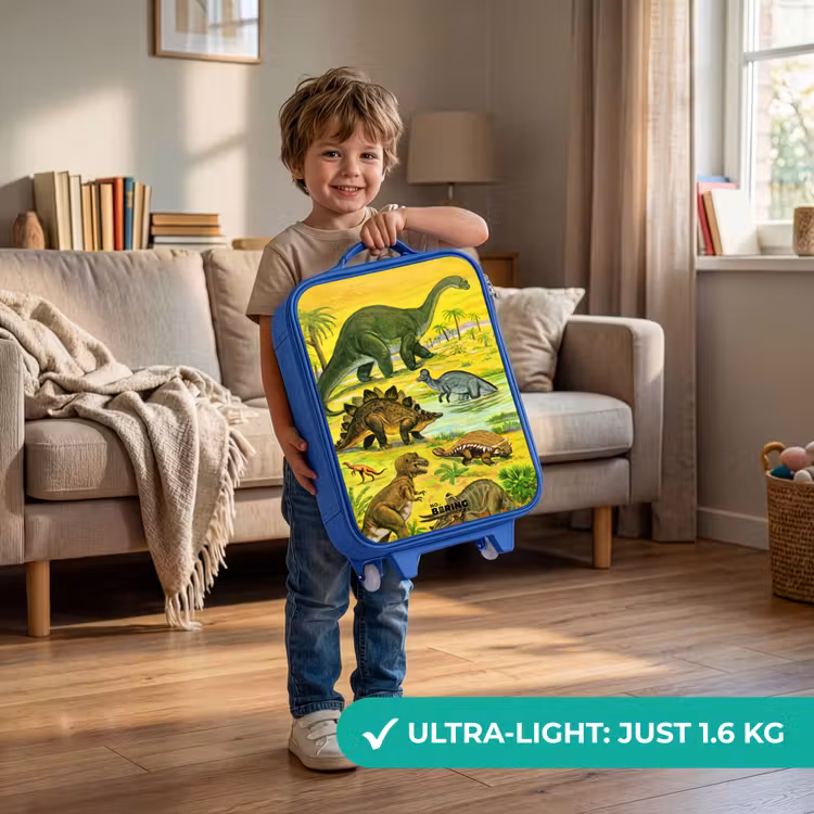 Children's suitcase - Blue - Dinos by the water — 3