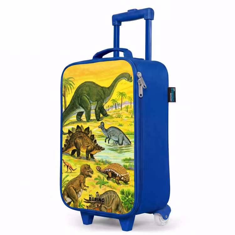 Children's suitcase - Blue - Dinos by the water — 5