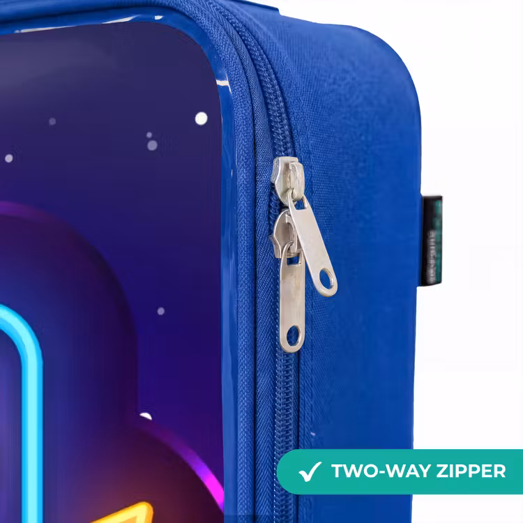 Children's suitcase - Blue - Neon sign with controller — 6