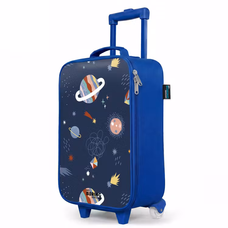 Children's suitcase - Blue - Planets in the sky — 5