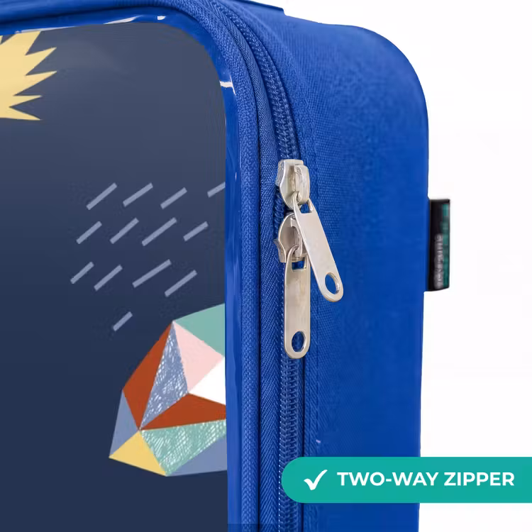 Children's suitcase - Blue - Planets in the sky — 6