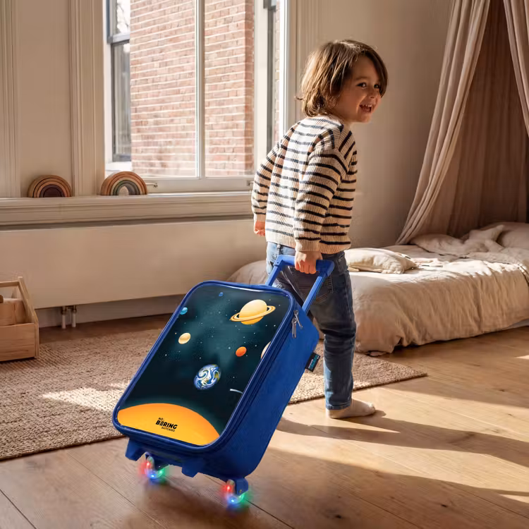 Children's suitcase - Blue - Space with planets — 2