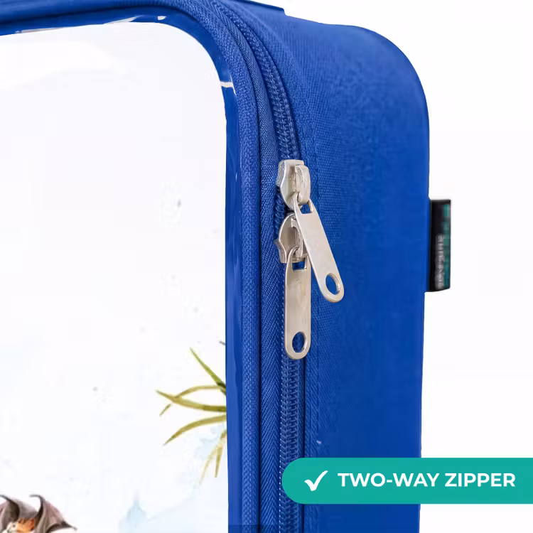 Children's suitcase - Blue - Van with dinos — 6