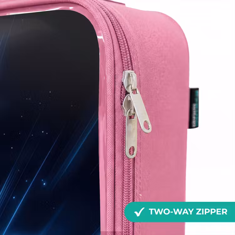 Children's suitcase - Pink - Space rocket takes off in nocturnal light show — 4