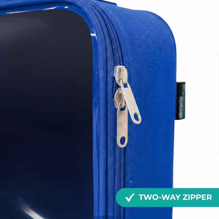 Children's suitcase - Blue - Monster truck races through light speed — 6